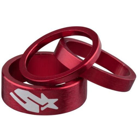 SPANK Spacer Kit 3/6/12mm, Red