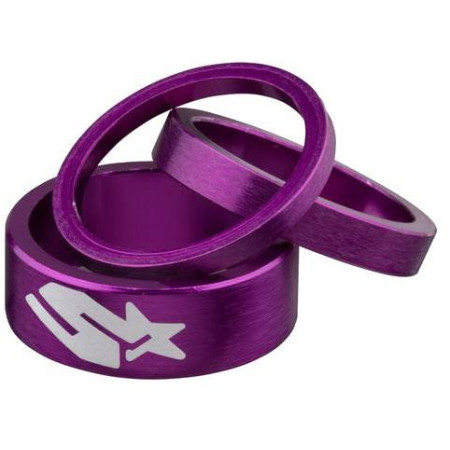 SPANK Spacer Kit 3/6/12mm, Purple
