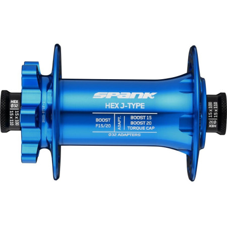 HEX J-TYPE Boost F15/20 Front Hub, Blue