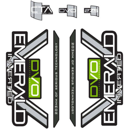 Decal Set Black 275 - Emerald