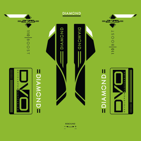 Diamond Decal Set Green 275