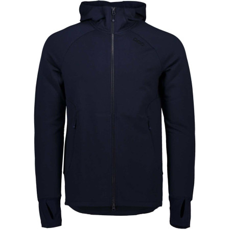 M's Merino Zip Hood Turmaline Navy XSM