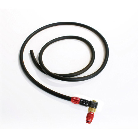 ABS1 PRO FLOOR PUMP HOSE - STD RED/HI GLOSS