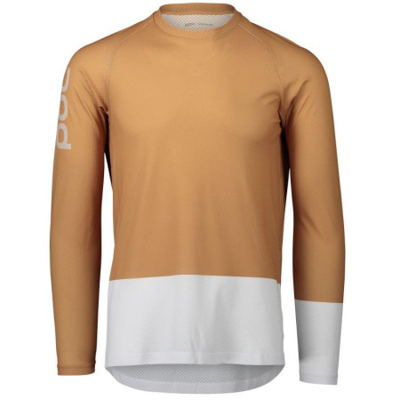 MTB Pure LS Jersey Aragonite Brown/Hydrogen White XSM