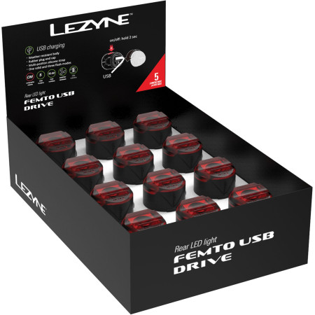 LED FEMTO USB DRIVE BOX SET REAR BLACK