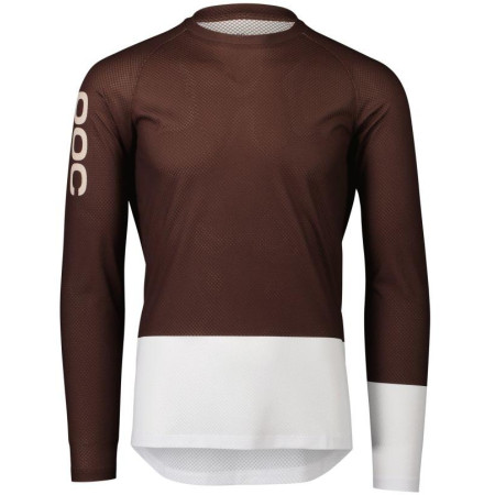 MTB Pure LS Jersey Axinite Brown/Hydrogen White XXL