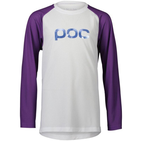 Y's Essential MTB LS Jersey Hydrogen White/Sapphire Purple 140