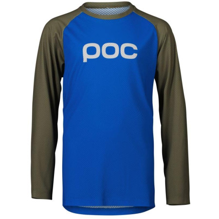 Y's Essential MTB LS Jersey Natrium Blue/Epidote Green 140