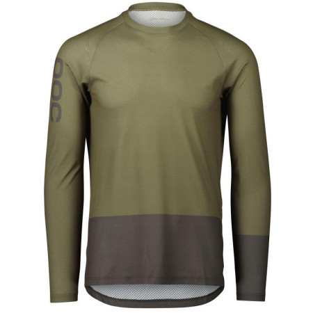 MTB Pure LS Jersey Epidote Green/Sylvanite Grey SML