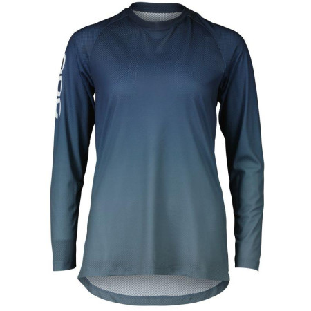 W's Essential MTB Lite LS Jersey Gradient Turmaline Navy XLG