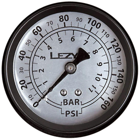160 PSI GAUGE BLACK/SILVER