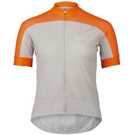 W's Essential Road Logo Jersey Zink Orange/Granite Grey MED