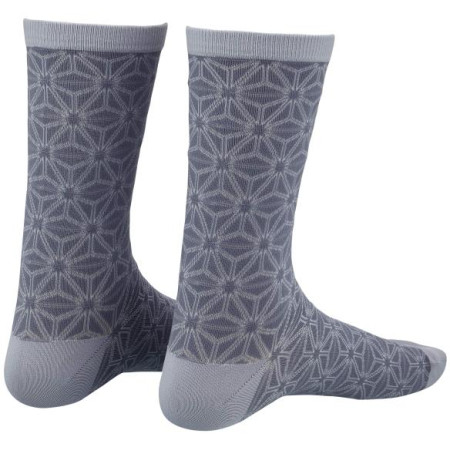 Socks - Asanoha - Gunmetal l/xl