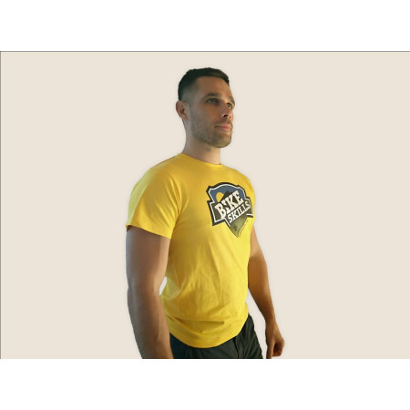 Bikeskills t-shirt yellow - unisex