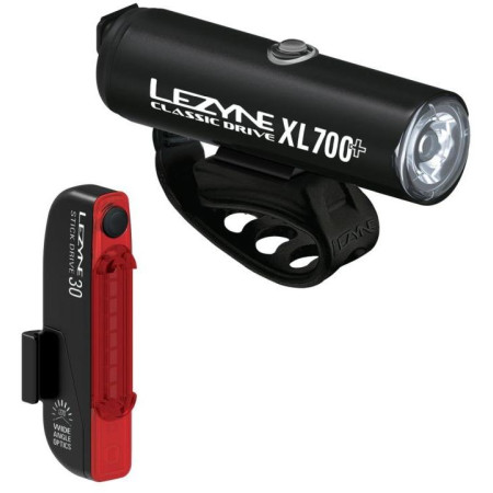 CLASSIC DRIVE XL 700+ / STICK DRIVE PAIR SATIN BLACK / BLACK