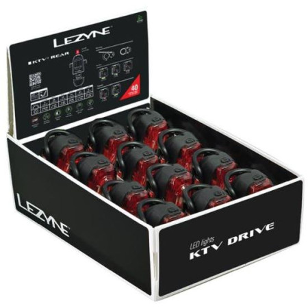 KTV DRIVE+ REAR BOX SET BLACK