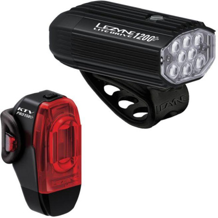 LITE DRIVE 1200+ /  KTV DRIVE PRO+ PAIR SATIN BLACK / BLACK