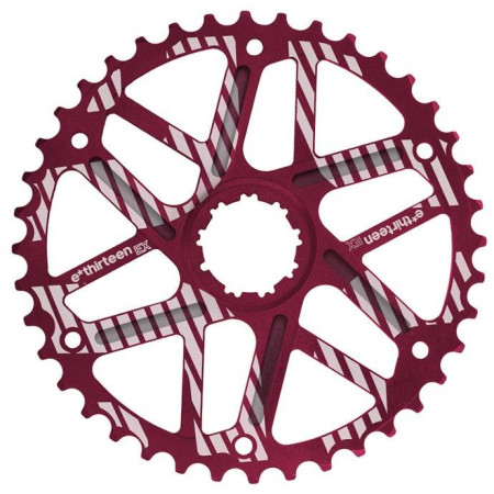 Pastorek ERC rozšiřující Shimano kazetu 42z. červený