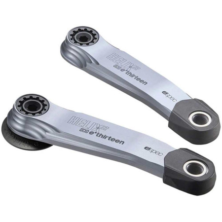 Helix Race Alloy e*spec | Cranks | 165mm | 26.5mm Offset | BOSCH Gen4-Brose S Mag-TQ HPR50 | with Self Extractor | Silver
