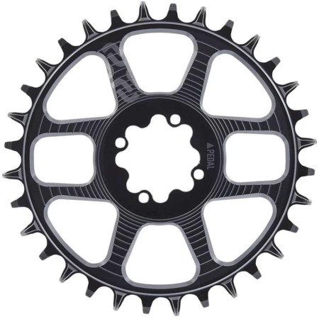 Helix Race | Chainring | 8 Bolt | 34T | Shimano/SRAM 11/12s Chain Compatible | Black