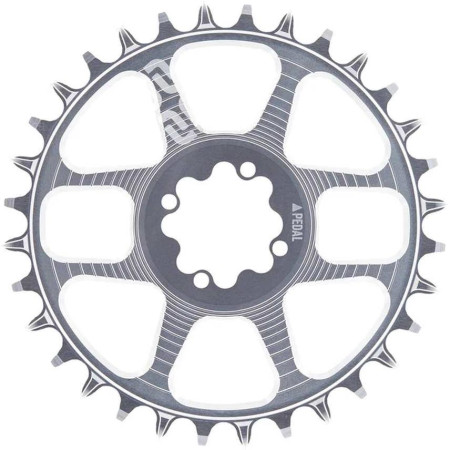 Helix Race | Chainring | 8 Bolt | 34T |Shimano/SRAM 11/12s Chain Comp | Sterling Silver
