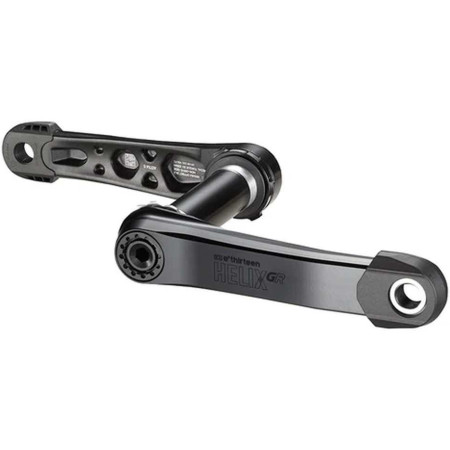 Helix Race Alloy GR | Cranks | 165x73mm | no BB, no Ring | with Self Extractor | Black