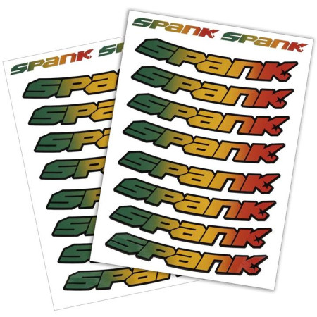 SPANK Rim Decal kit, Red