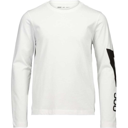 POC L/S Tee Jr Blixten White 140