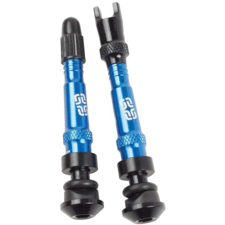 Tubeless Valves | 27-37mm Rim Depth | 2 pcs | Blue