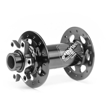 Ultralight Race Aluminum Front Hub | 28h | J-Bend | 110x15mm Boost | Black