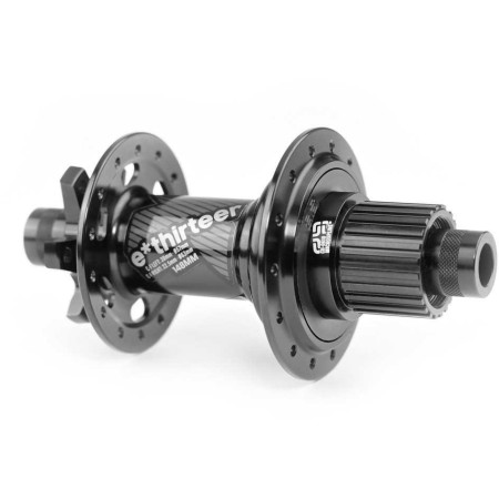 Ultralight Race Aluminum Rear Hub | 28h | J-Bend | 148x12mm Boost | Microspline Driver | Black