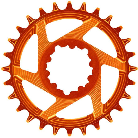 Helix R Guidering | SRAM™ DM | 28T | 3mm Offset | Naranja
