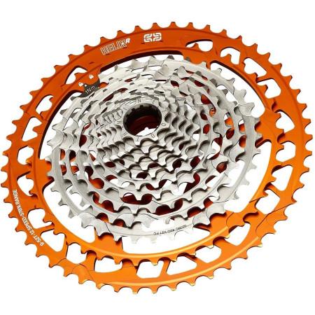 Helix Race Cassette | 12 Speed | 9-52T | Naranja