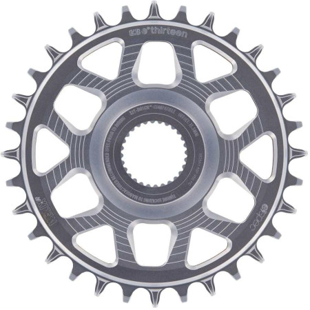 Helix Race e*spec | Chainring | 32T | Bosch SX / Gen4 CX Direct Mount | 15mm Offset | Shimano/SRAM 11/12s Chain Compatible | Sil